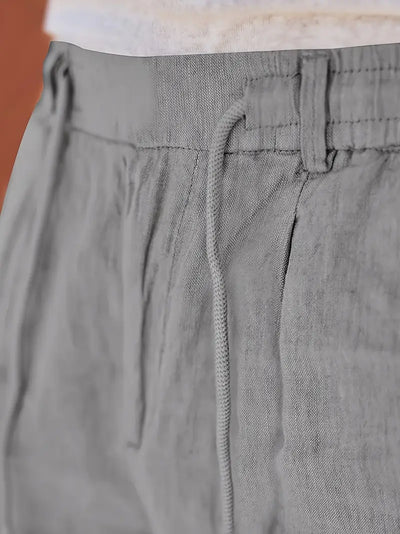 Van Vliet™ | Linnen Broek met Trekkoord