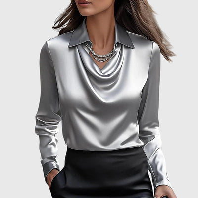 ELLA ™ | Elegante satijnen blouse