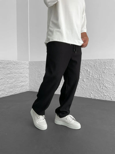 Van Vliet™ | Relaxte geribbelde broek