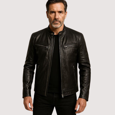 Marc™ |  Heren leren jas