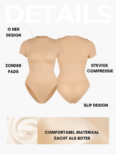Bloom ™ |  Short Sleeve  Shaping Bodysuit