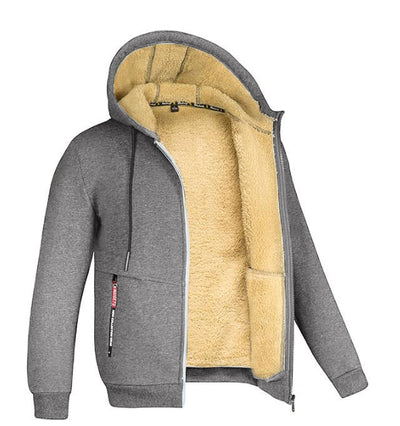 Coen - Heren winterjas met capuchon en fleece