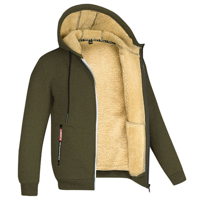 Coen - Heren winterjas met capuchon en fleece