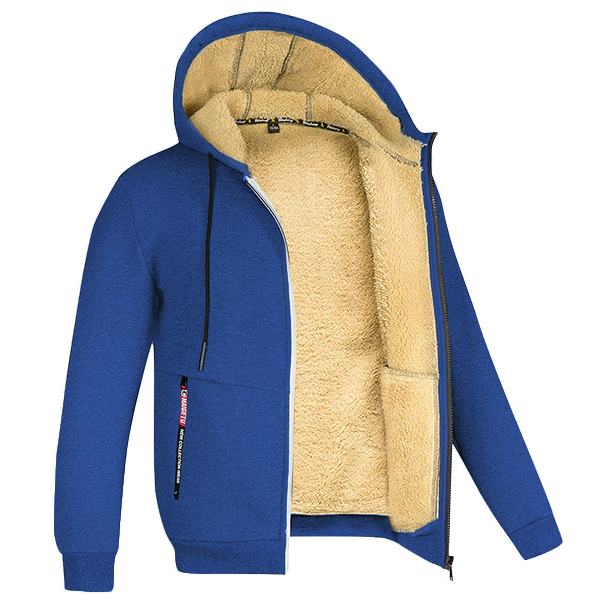 Coen - Heren winterjas met capuchon en fleece