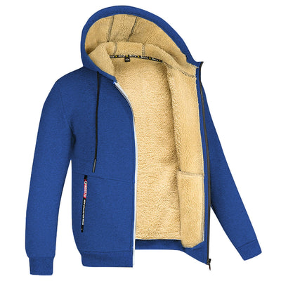 Coen - Heren winterjas met capuchon en fleece