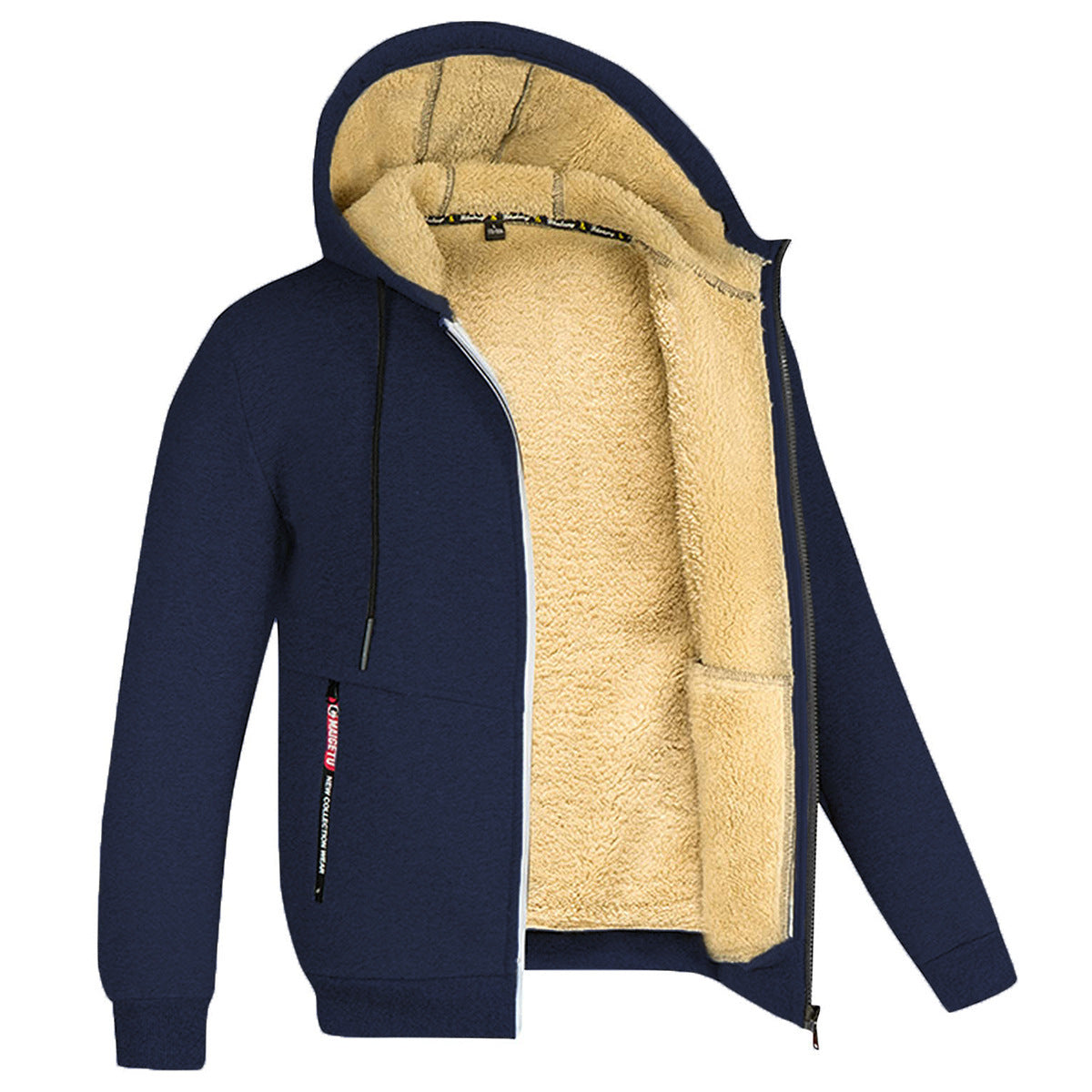 Coen - Heren winterjas met capuchon en fleece