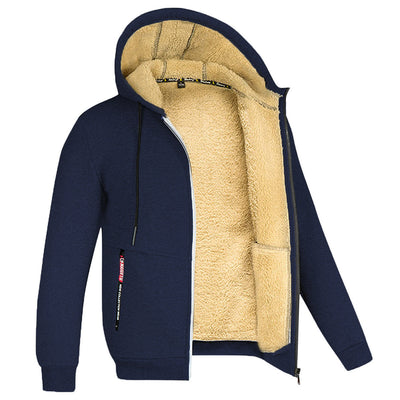 Coen - Heren winterjas met capuchon en fleece
