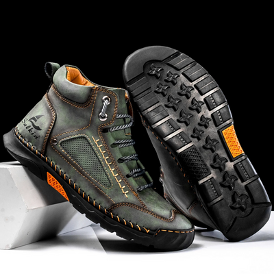 St. Moritz leren hoge schoenen