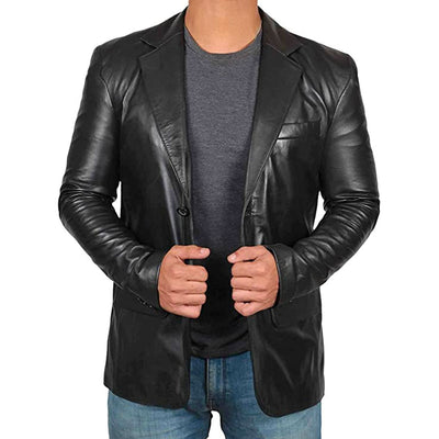 Leren blazers voor heren