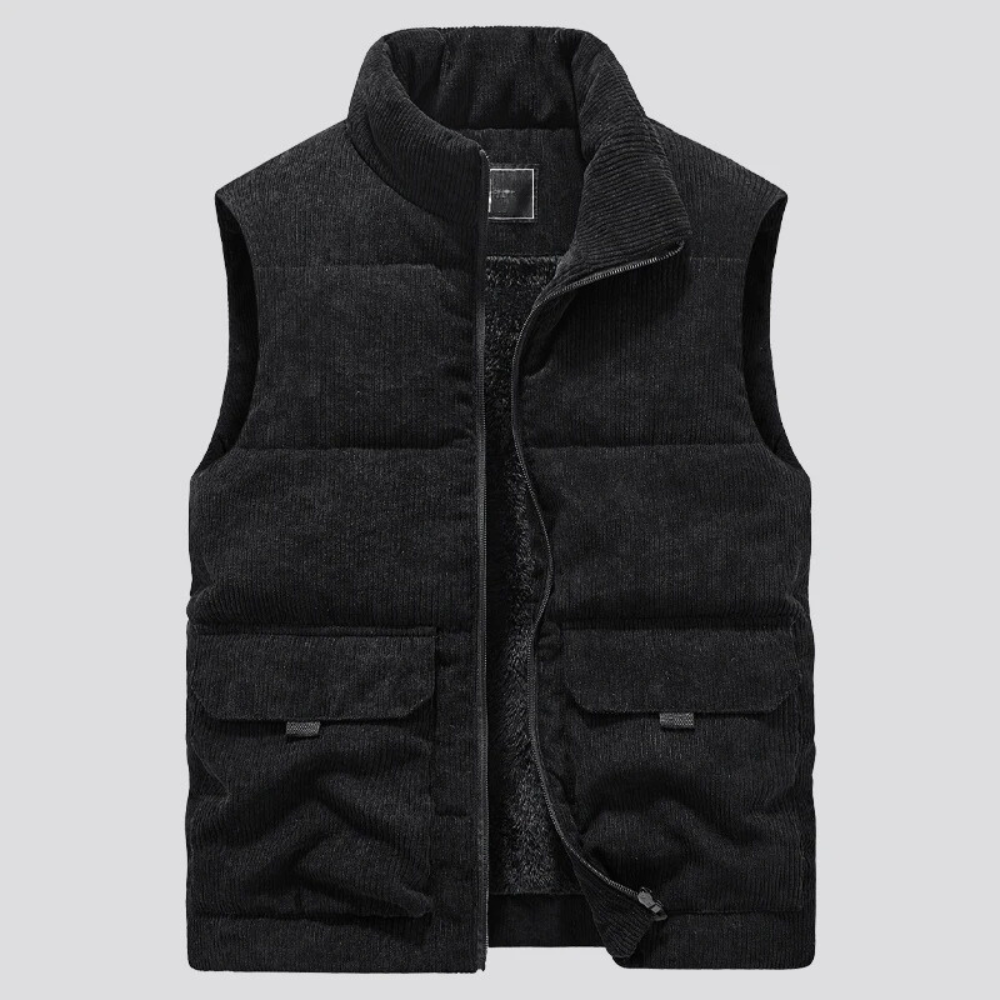 Corduroy wintervest