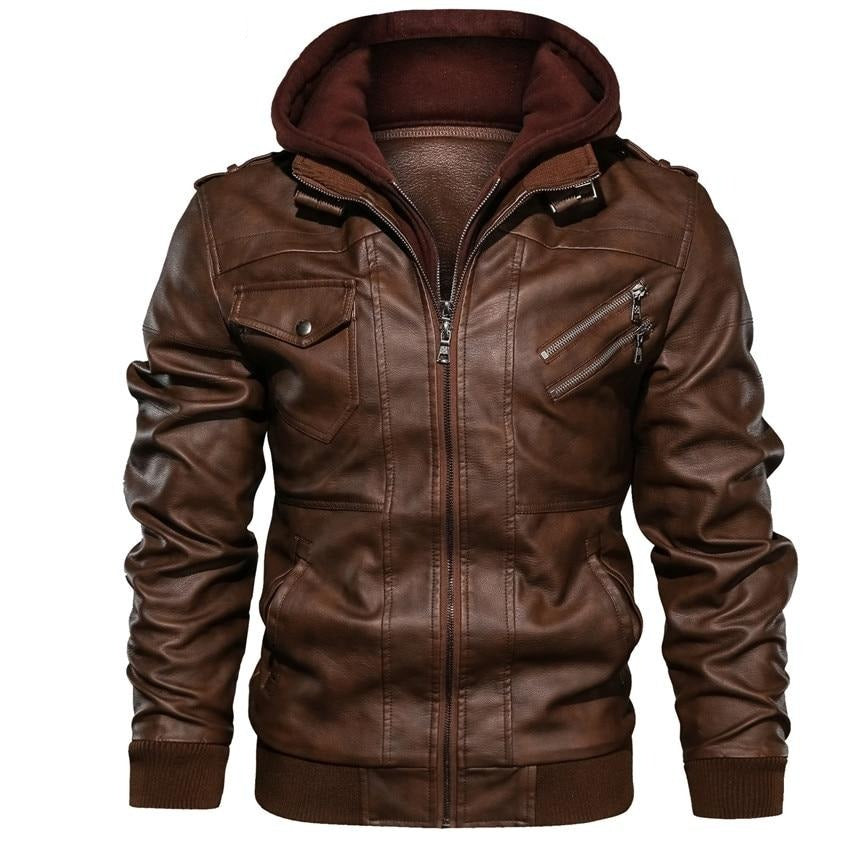 Synthetisch leren jack