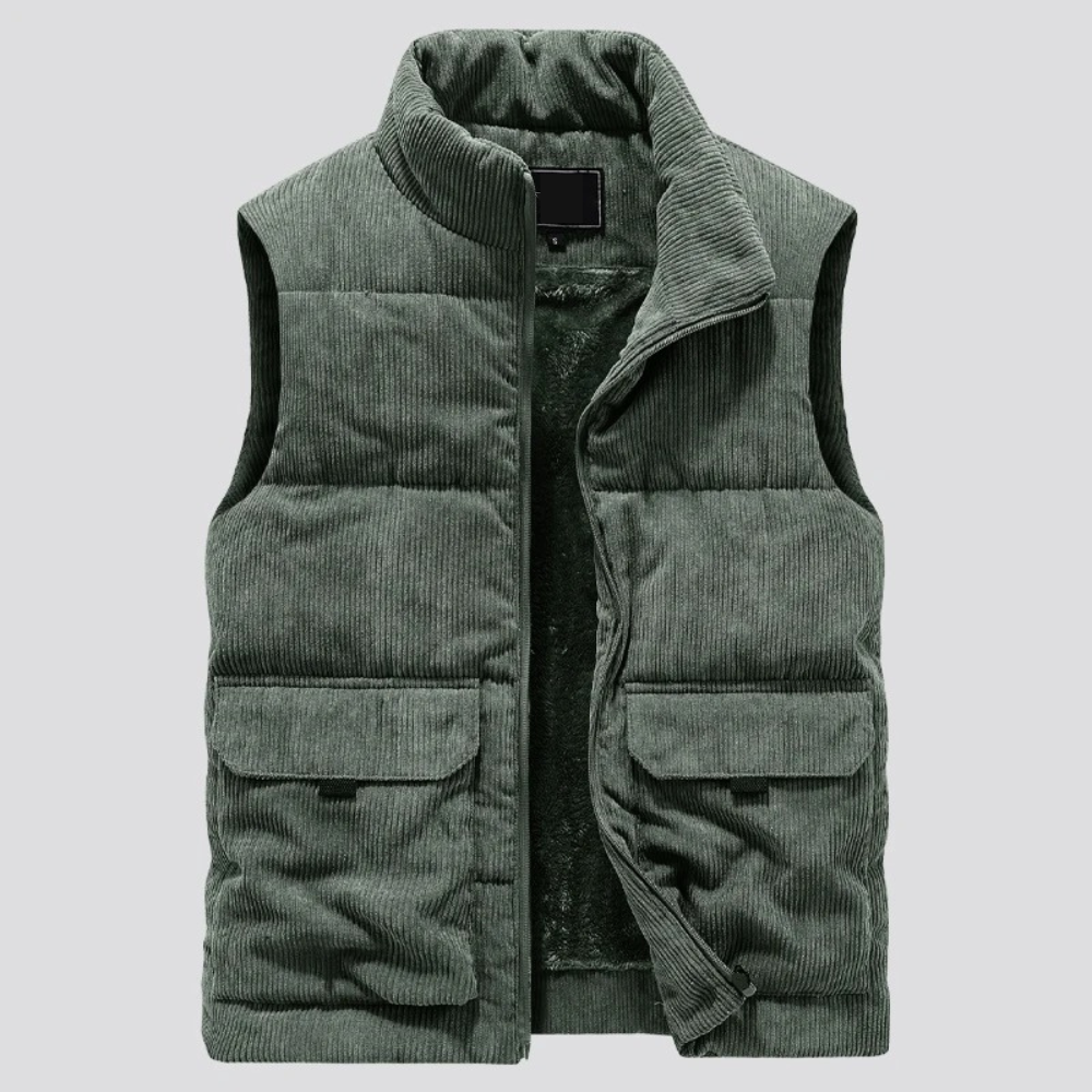 Corduroy wintervest