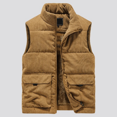 Corduroy wintervest