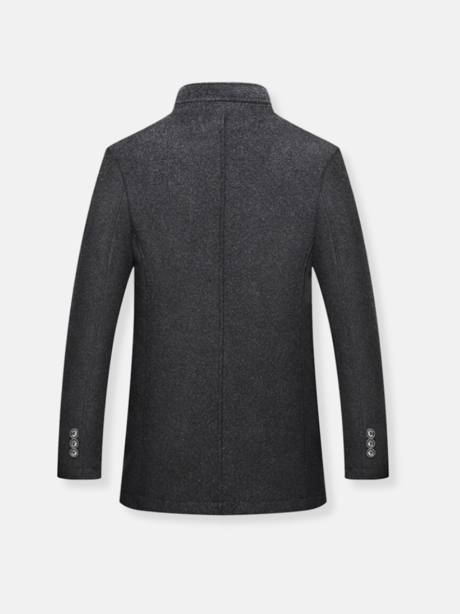Wollen trenchcoat voor heren