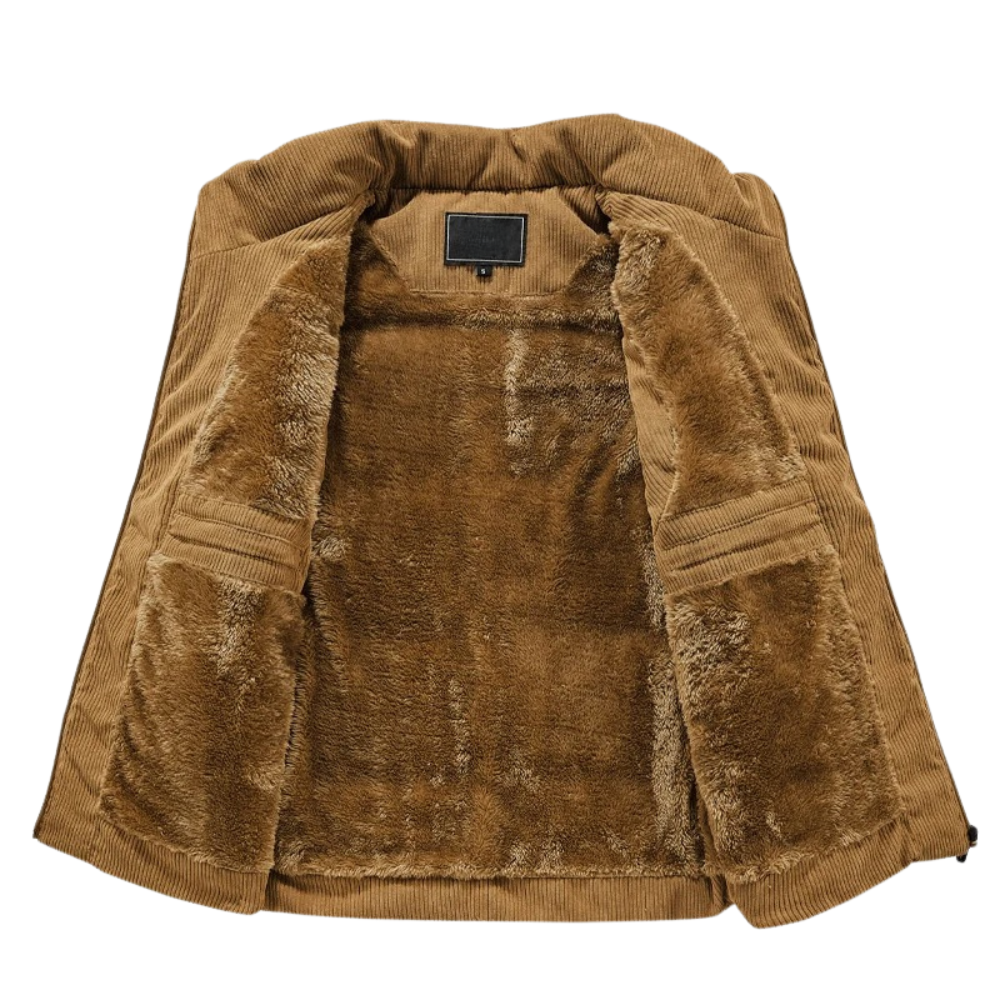 Corduroy wintervest