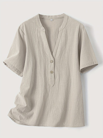 Tara - Elegante V-Hals Blouse