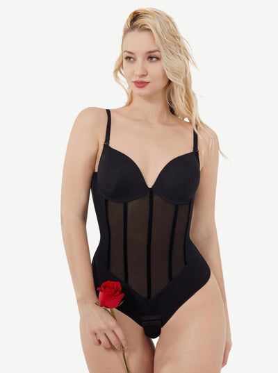 Bloom ™ |  Open Back Nylon Bodysuit