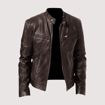 Marc™ |  Heren leren jas