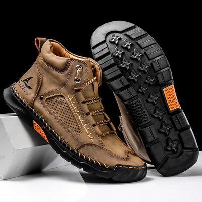 St. Moritz leren hoge schoenen