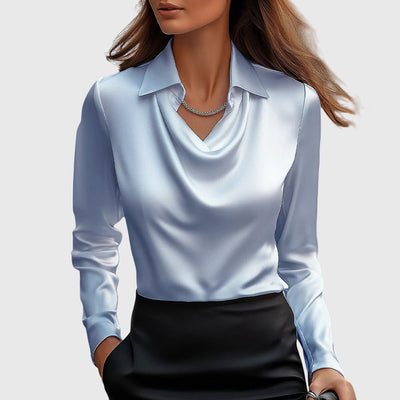 ELLA ™ | Elegante satijnen blouse