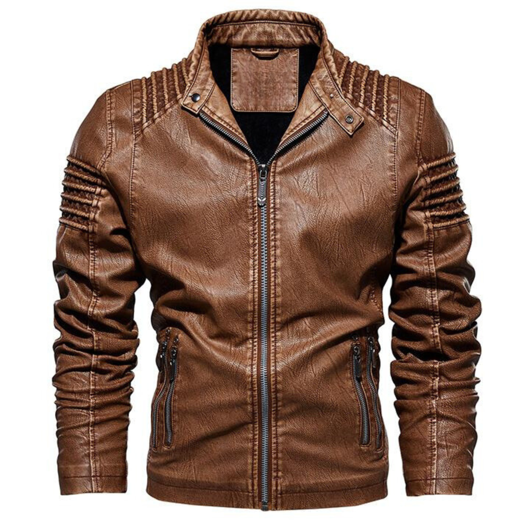 Angelo | Empire-stijl leren jas
