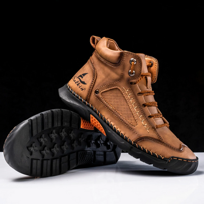St. Moritz leren hoge schoenen
