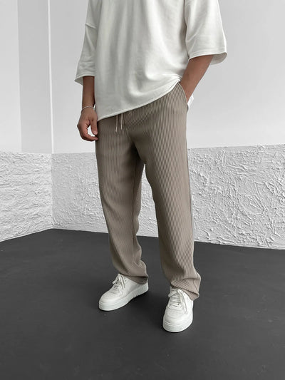 Van Vliet™ | Relaxte geribbelde broek