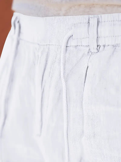 Van Vliet™ | Linnen Broek met Trekkoord