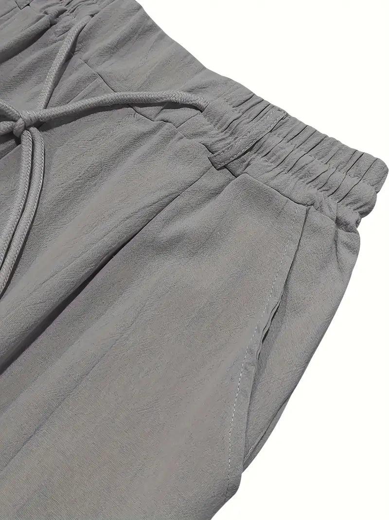 Van Vliet™ | Linnen Broek met Trekkoord