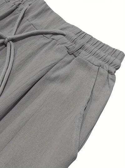 Van Vliet™ | Linnen Broek met Trekkoord