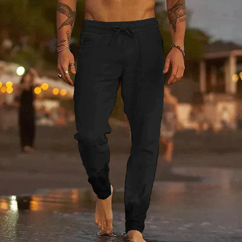 Van Vliet™ | Linnen strandbroek
