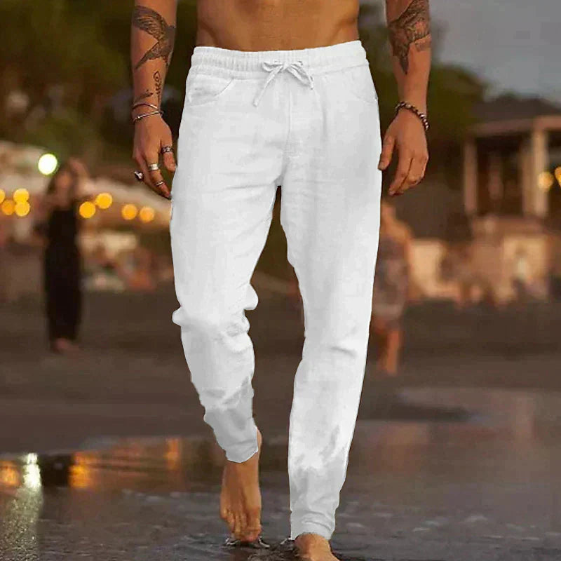Van Vliet™ | Linnen strandbroek