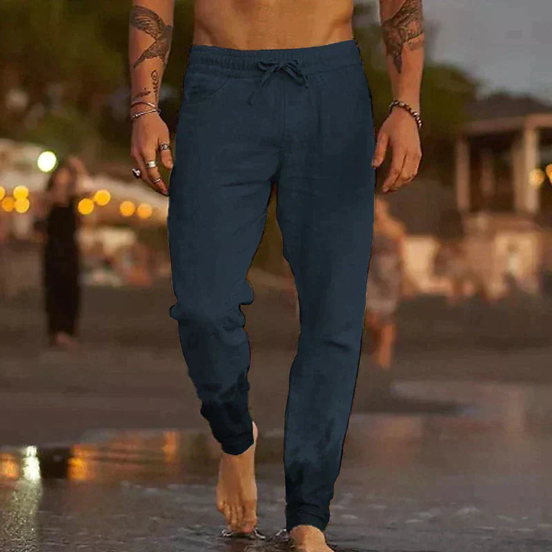 Van Vliet™ | Linnen strandbroek