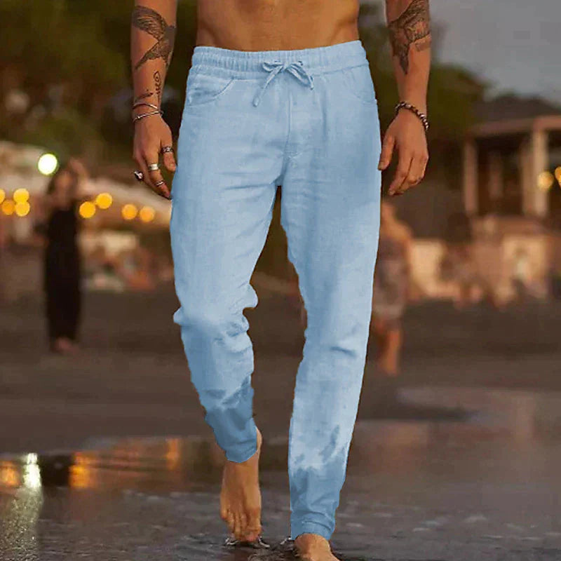 Van Vliet™ | Linnen strandbroek