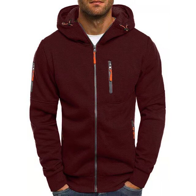 Sportieve hoodiejas voor heren