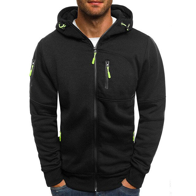 Sportieve hoodiejas voor heren