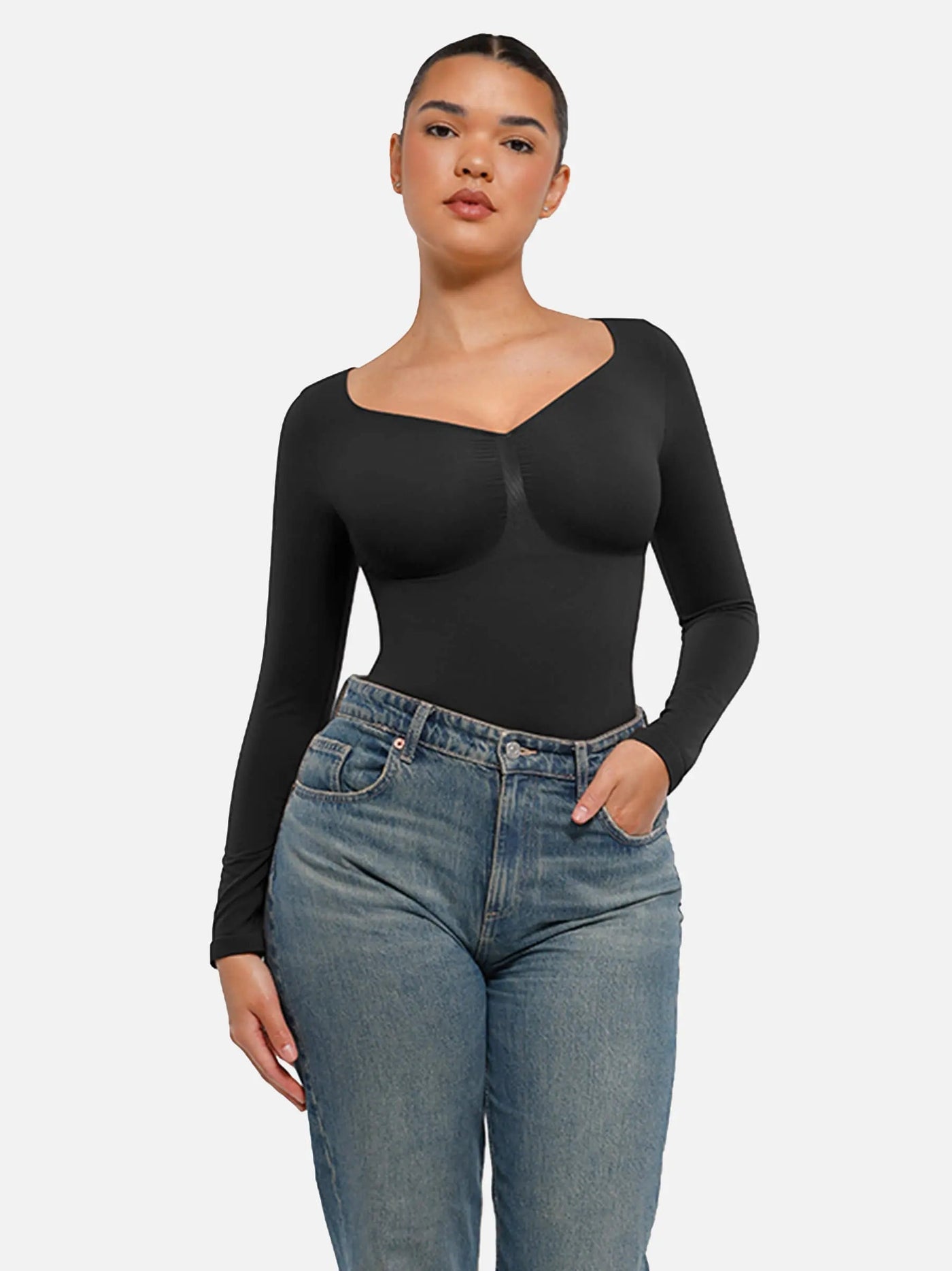 Bloom ™ | Long Sleeve Thong Bodysuit