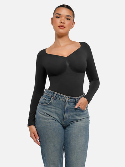 Bloom ™ | Long Sleeve Thong Bodysuit