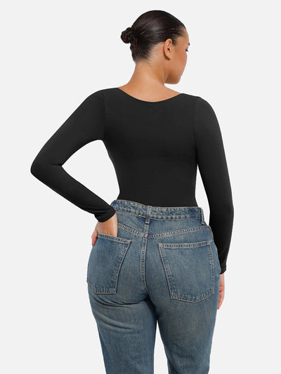 Bloom ™ | Long Sleeve Thong Bodysuit