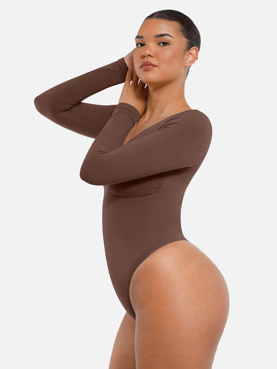 Bloom ™ | Long Sleeve Thong Bodysuit
