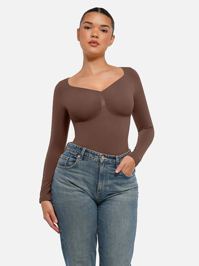 Bloom ™ | Long Sleeve Thong Bodysuit