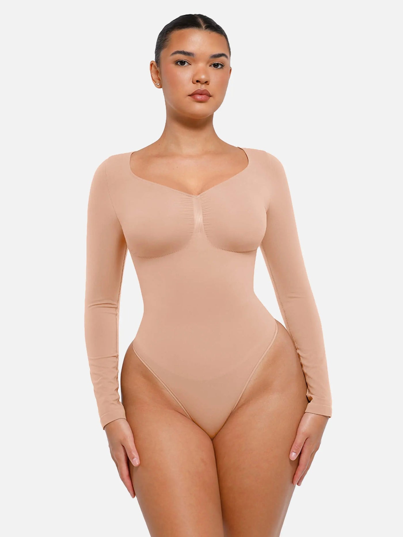 Bloom ™ | Long Sleeve Thong Bodysuit