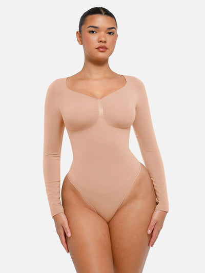 Bloom ™ | Long Sleeve Thong Bodysuit
