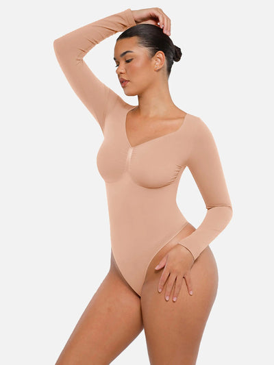Bloom ™ | Long Sleeve Thong Bodysuit