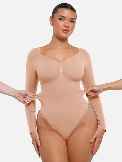 Bloom ™ | Long Sleeve Thong Bodysuit