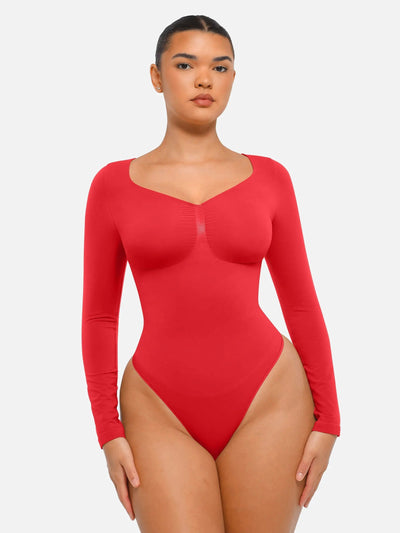 Bloom ™ | Long Sleeve Thong Bodysuit