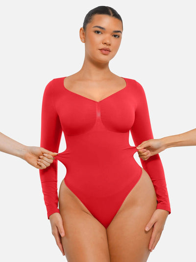 Bloom ™ | Long Sleeve Thong Bodysuit