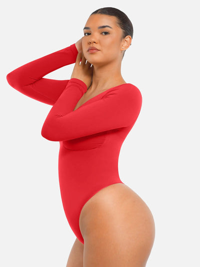 Bloom ™ | Long Sleeve Thong Bodysuit
