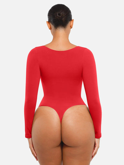 Bloom ™ | Long Sleeve Thong Bodysuit
