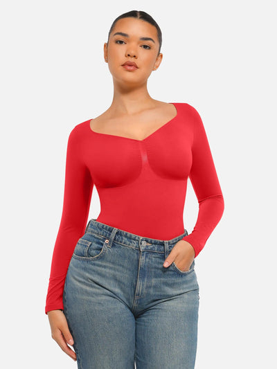 Bloom ™ | Long Sleeve Thong Bodysuit